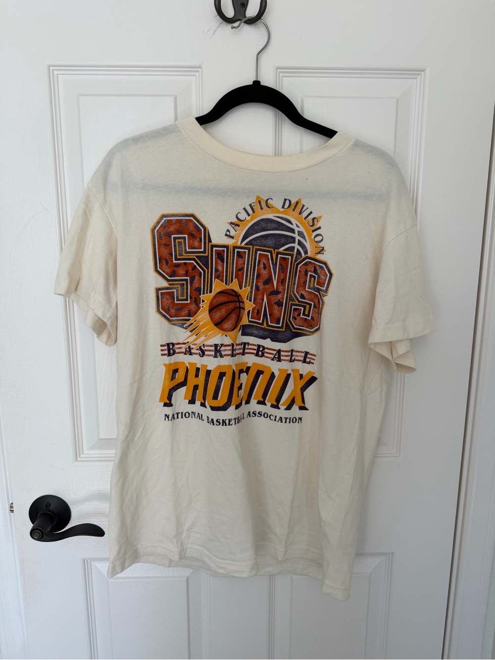 Abercrombie Phoenix Suns Graphic T‑Shirt - Cream/Yellow